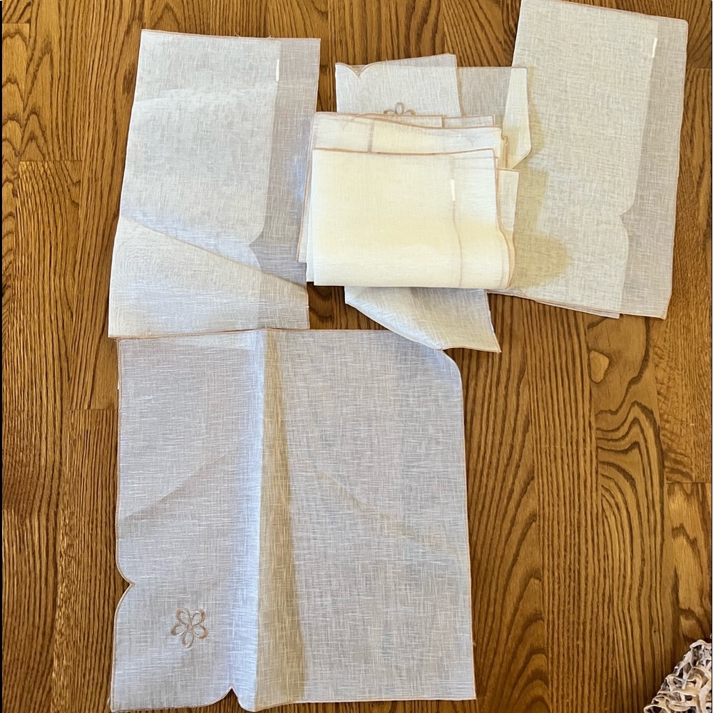 Handmade tablet set for 6